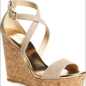 Jimmy Choo Portia Wedge Sandals